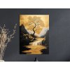 Obraz Strom života Údolie (Formato del quadro A1, Colore della cornice Senza cornice, Finitura 3D)
