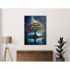 Strom života Hviezdny prach (Formato del quadro A1, Colore della cornice Senza cornice, Finitura 3D)