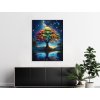 Strom života Hviezdny prach (Formato del quadro A1, Colore della cornice Senza cornice, Finitura 3D)