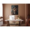 Obraz Pán Shih Tzu v klobúku (Formato del quadro A1, Colore della cornice Senza cornice, Finitura 3D)