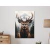 Dizajnový obraz Jeleň (Formato del quadro A1, Colore della cornice Senza cornice, Finitura 3D)