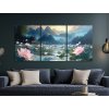 Trojdielny obraz Ticho jazera (Formato del quadro A1, Colore della cornice Senza cornice, Finitura 3D)