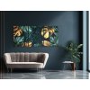 Trojdielny obraz Monstera (Formato del quadro A1, Colore della cornice Senza cornice, Finitura 3D)