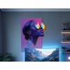 Quadro Riflesso arcobaleno (Dimensioni del quadro 42 x 30 cm, Finitura Opaco)