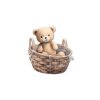 Detský obraz Medvedík v košíku (Dimensioni del quadro 89 x 86,5 cm, Finitura 3D)