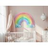 Detská nálepka na stenu Maľovaná dúha (Dimensioni del quadro 99 x 146 cm, Finitura 3D)