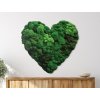 Srdcový Machový obraz Nádych (UV tlač) (Dimensioni del quadro 82,5 x 90 cm, Finitura 3D)
