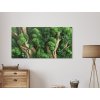 Machový obraz Zelená sviežosť (UV tlač) (Dimensioni del quadro 66 x 130 cm, Finitura 3D)