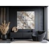 Viacdielny mramorový obraz Elegant (Dimensioni del quadro 180 x 180 cm, Finitura 3D)