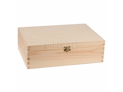 drevená krabička so zámkom