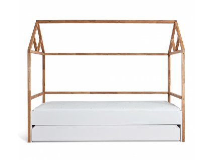 postel domcek biela 1
