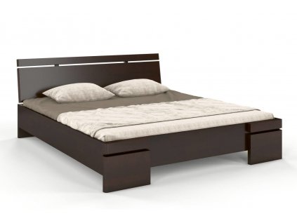 sparta maxi masivna postel z masivu s uloznym priestorom borovica 12