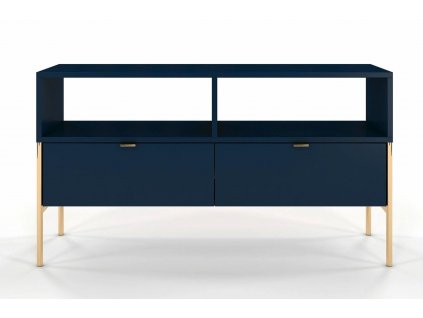 polka navy TV stolik 2