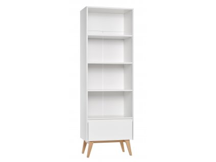 Swing bookcase high white 2