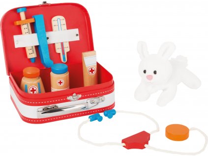 Veterinársky doktorský kufrík s králikom