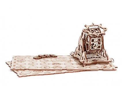 3D mechanické puzzle Wood Trick - Koleso šťastia