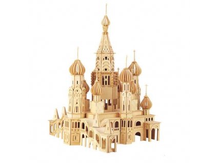 Woodcraft Drevené 3D puzzle kostol Petersburg