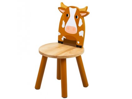 Tidlo Drevená stolička - kravička