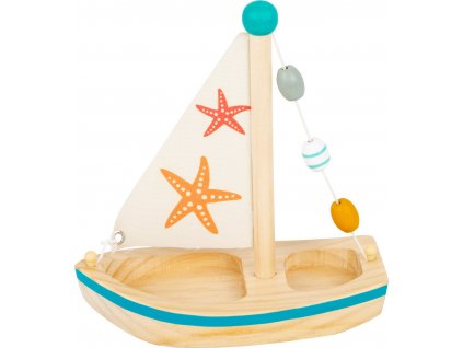 Vodná hračka plachetnica - hviezdica