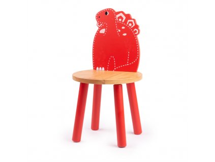 Tidlo Drevená stolička - Stegosaurus