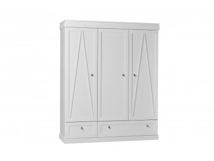 Marie 3door wardrobe white 1