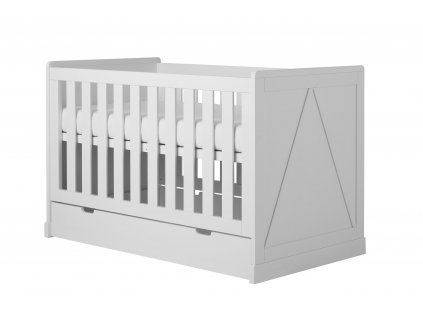 Marie cot bed140x70 white 2