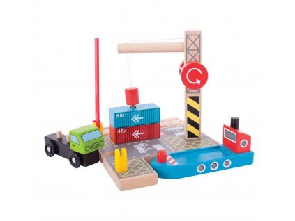 Železničné kontajnerové prekladisko Bigjigs Rail