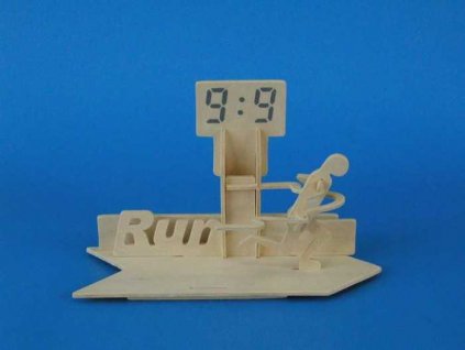 Woodcraft Drevený 3D puzzle stojan na ceruzky - beh