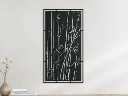Drevený obraz Bambus