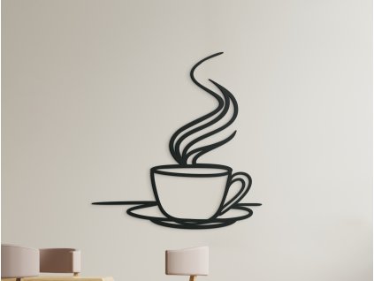 Drevená dekorácia Voňavá káva