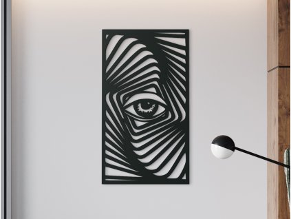 Drevený obraz na stenu Zebrie oko