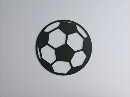 Drevená nálepka Futbalová lopta