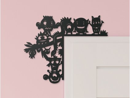 Detská dekorácia okolo dverí Veselé strašidlá