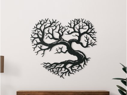 AKCIA - Drevený Strom života v tvare srdca