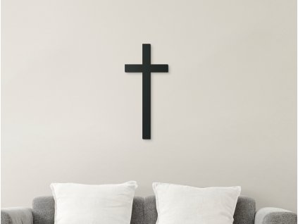 Drevený kríž na stenu