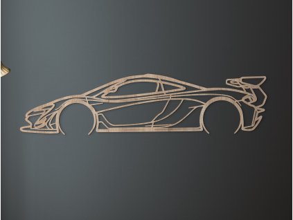 Drevený obraz McLaren P1 GTR