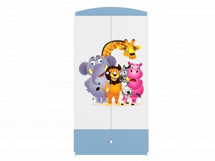 szafa babydreams zoo modra 2