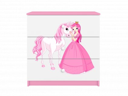 komoda princezná ružova 2
