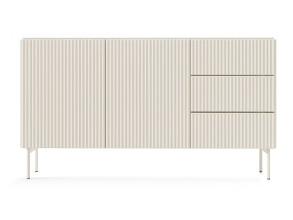 MUTI D DVOJDVEROVA KOMODA SO ZASUVKAMI BEZOVA (1)