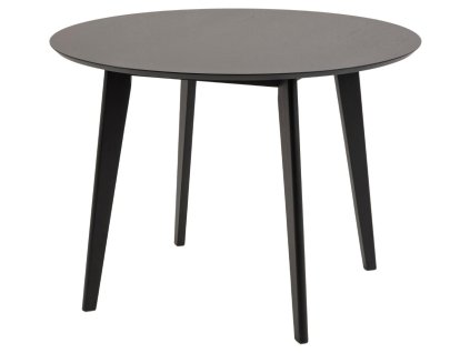 Okrúhly jedálenský stôl Roxby 105 - čierna