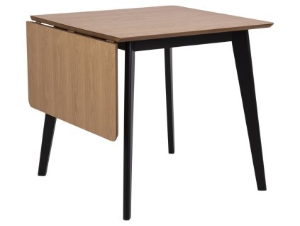 Rozkladací jedálenský stôl Roxby 80/120 - dub / čierna