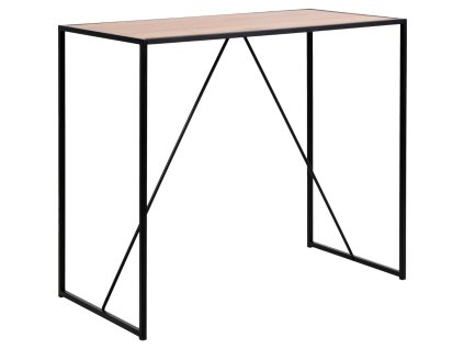 Barový stôl Seaford - dub divoký / čierna