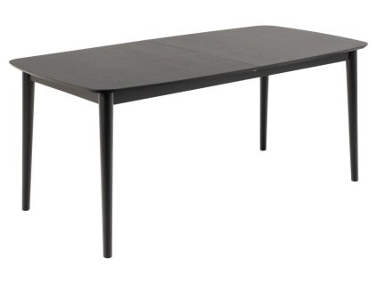 Rozkladací jedálenský stôl Montreux 180/219 - čierna