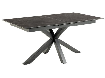 Rozkladací jedálenský stôl Heaven 168/210 - čierna