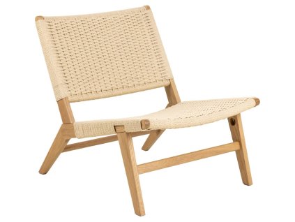 Kreslo Carson - prírodná / krémová