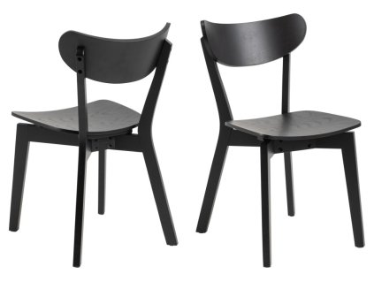 2x Jedálenská stolička Roxby - čierna