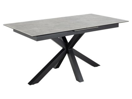 Rozkladací jedálenský stôl Heaven 168/210 - sivá / čierna