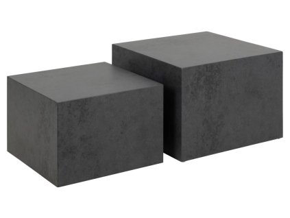 Set konferenčných stolíkov Dice (2 ks) - čierna