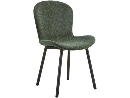 2x Jedálenská stolička Esra - zelená / čierna