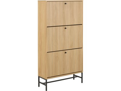 Botník Albany A - dub / čierna